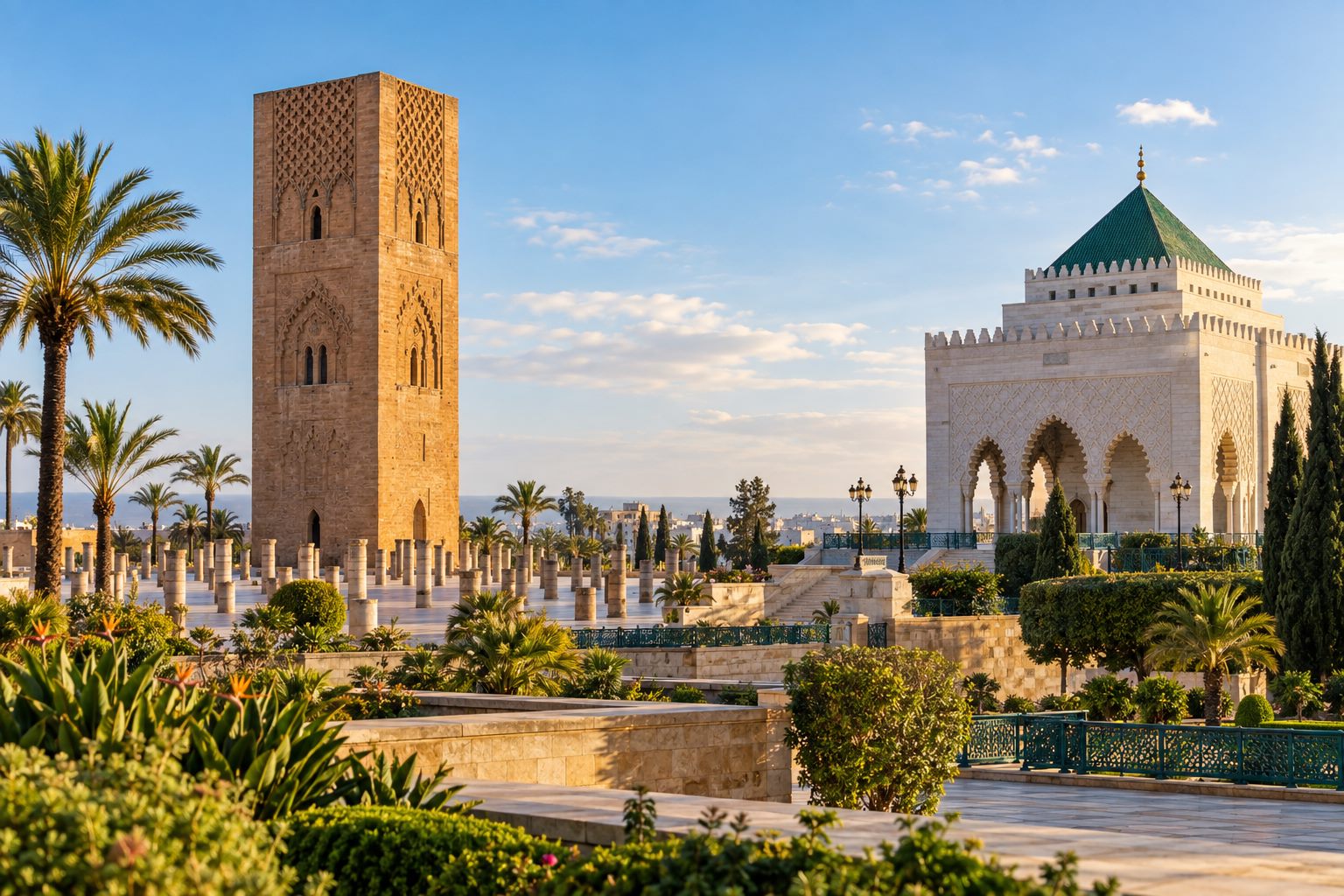 Vue de Rabat, Maroc